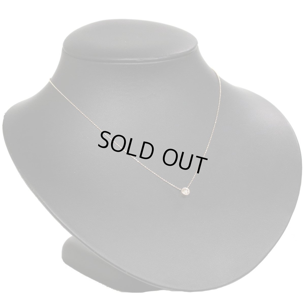 画像6: K18ダイヤモンドネックレス D0.31 1.5g 40cm (6)