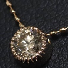 画像7: K18ダイヤモンドネックレス D0.31 1.5g 40cm (7)