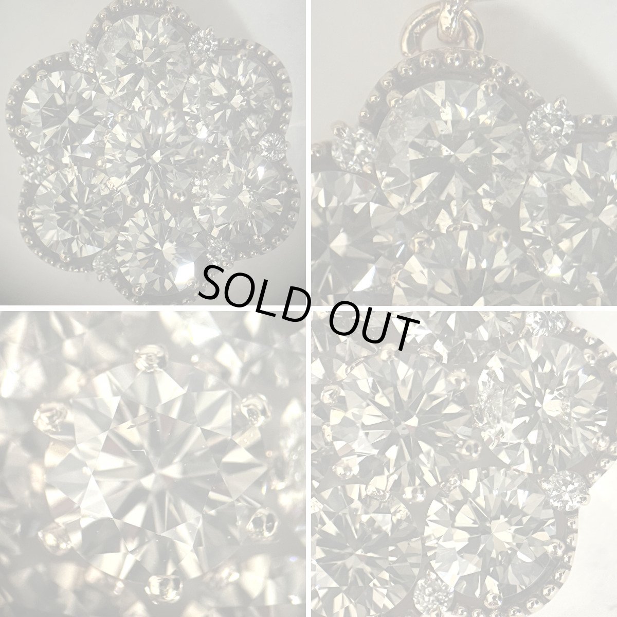 画像4: K18PGダイヤモンドペンダント D2.00 4.4g AJ付44cm (4)