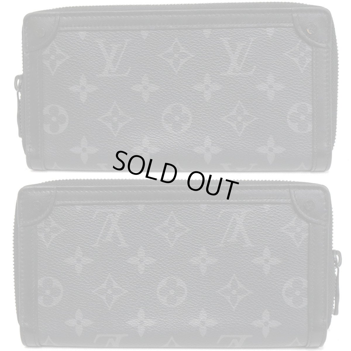 画像1: トランク・ジッピーウォレット(M80558)モノグラム・エクリプス (1)