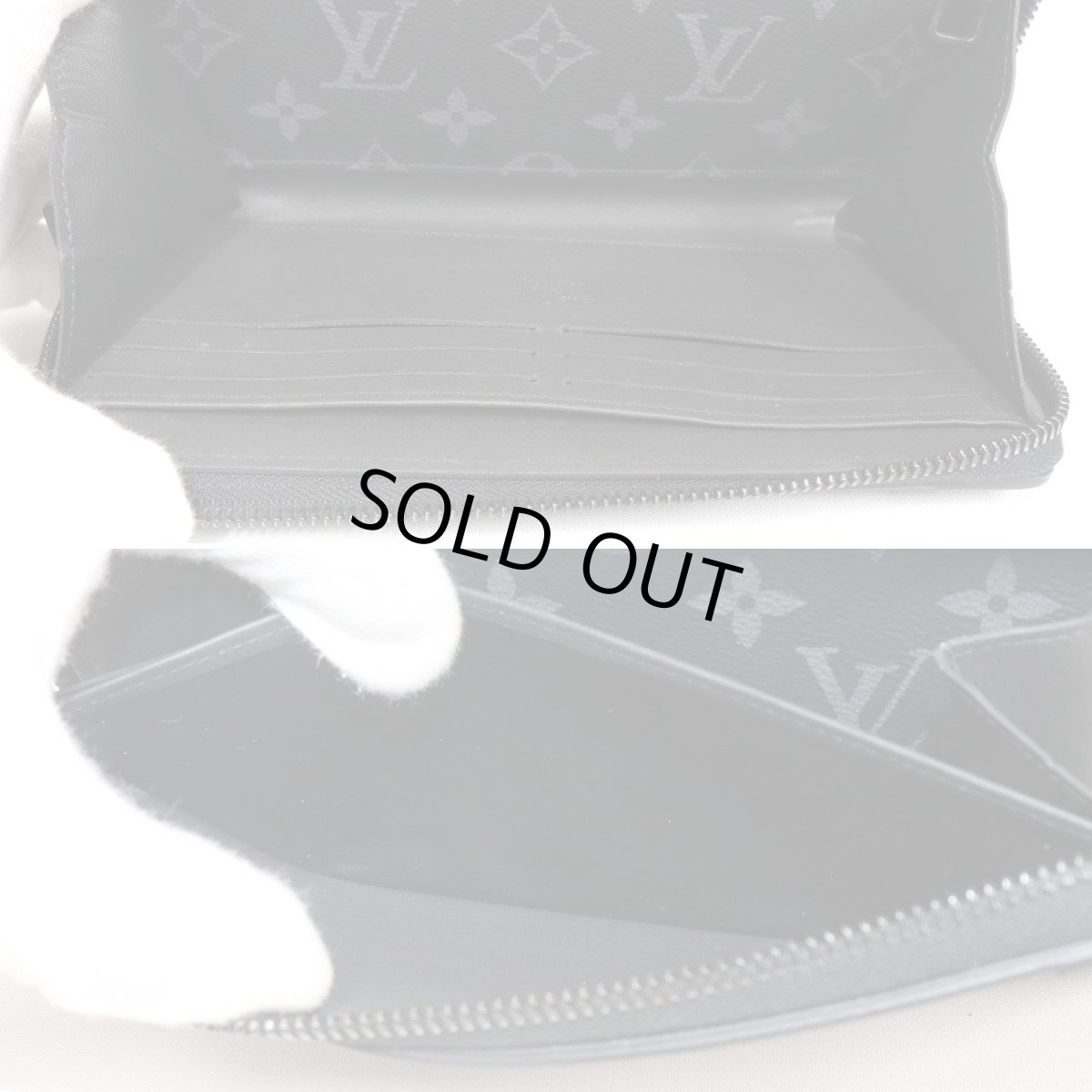 画像8: トランク・ジッピーウォレット(M80558)モノグラム・エクリプス (8)