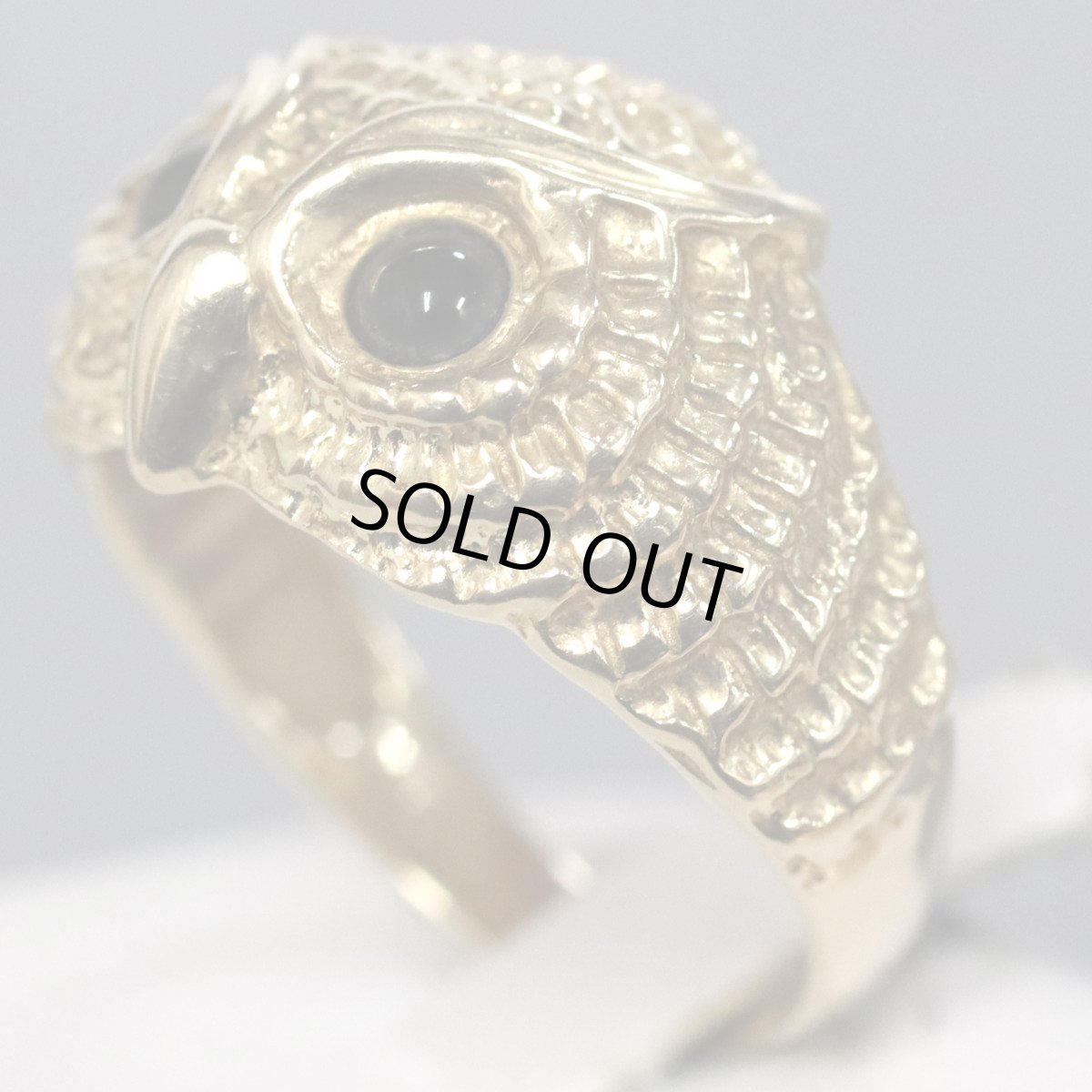 画像2: K18リング フクロウモチーフ 4.6g #11.5 (2)