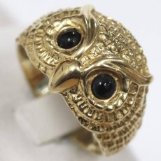 画像4: K18リング フクロウモチーフ 4.6g #11.5 (4)