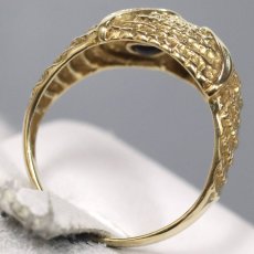 画像5: K18リング フクロウモチーフ 4.6g #11.5 (5)