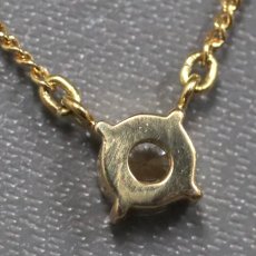 画像5: K18ダイヤモンドネックレス D0.28 2.1g 40cm (5)