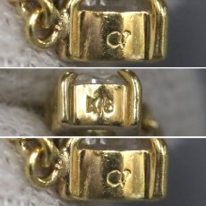 画像6: K18ダイヤモンドネックレス D0.28 2.1g 40cm (6)