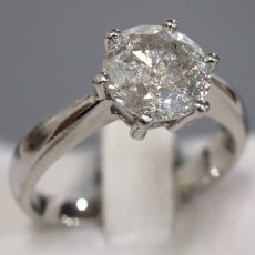 画像1: Pt900ダイヤモンドリング D2.481 6.4g #13 (1)