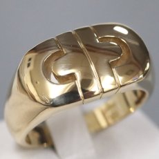 画像1: 750YGパレンテシ リング 10.1g #17.5 (1)