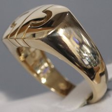 画像4: 750YGパレンテシ リング 10.1g #17.5 (4)