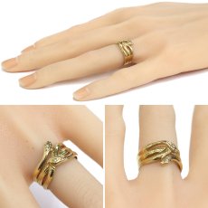 画像10: K18リング 蛇モチーフ 4.0g #12 (10)