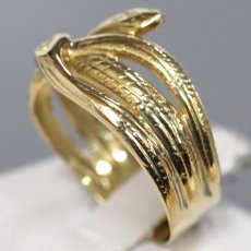 画像2: K18リング 蛇モチーフ 4.0g #12 (2)