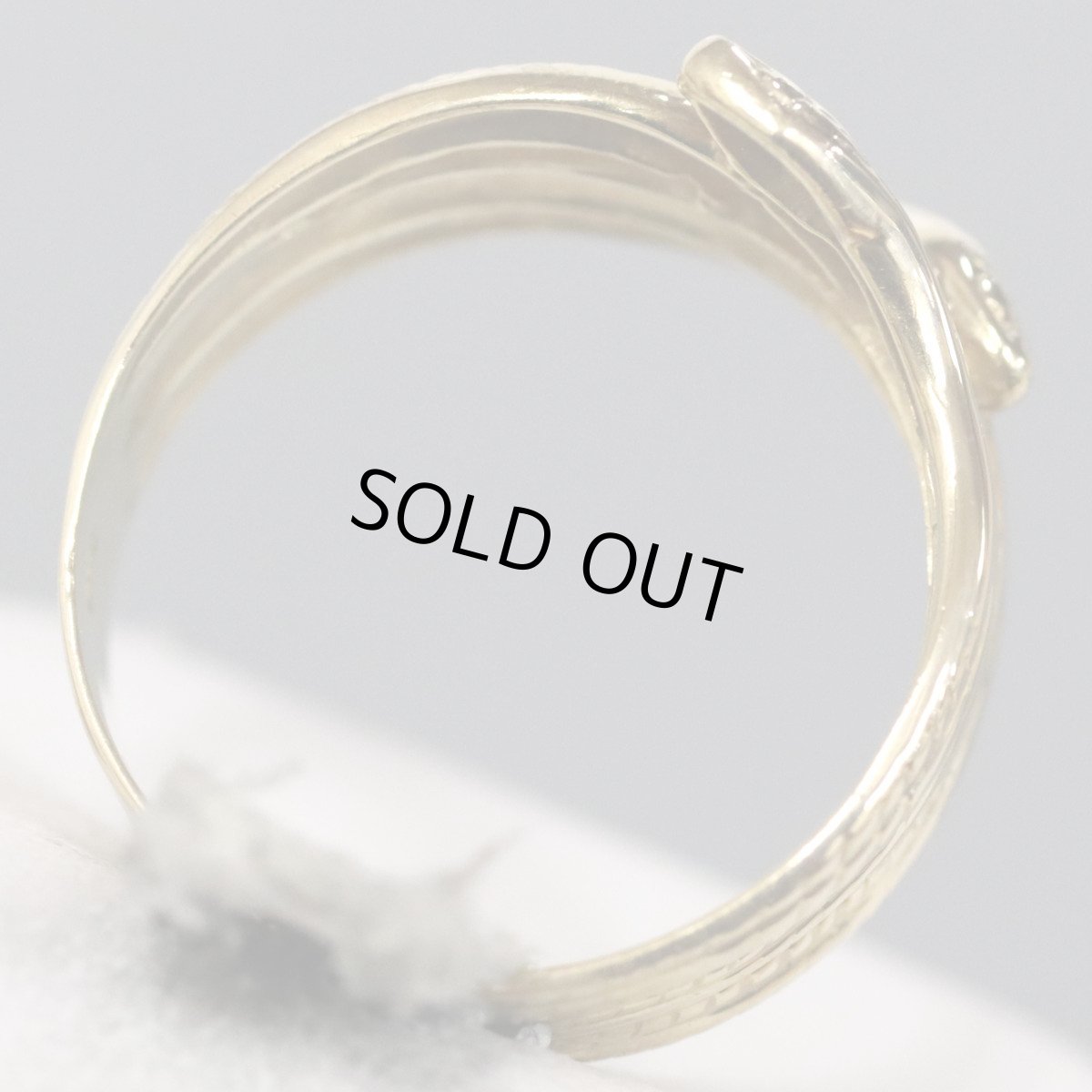 画像5: K18リング 蛇モチーフ 4.0g #12 (5)