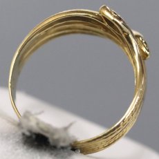 画像5: K18リング 蛇モチーフ 4.0g #12 (5)