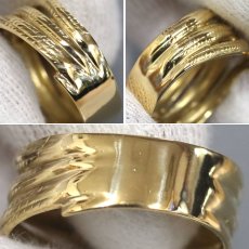 画像6: K18リング 蛇モチーフ 4.0g #12 (6)