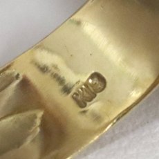 画像7: K18リング 蛇モチーフ 4.0g #12 (7)