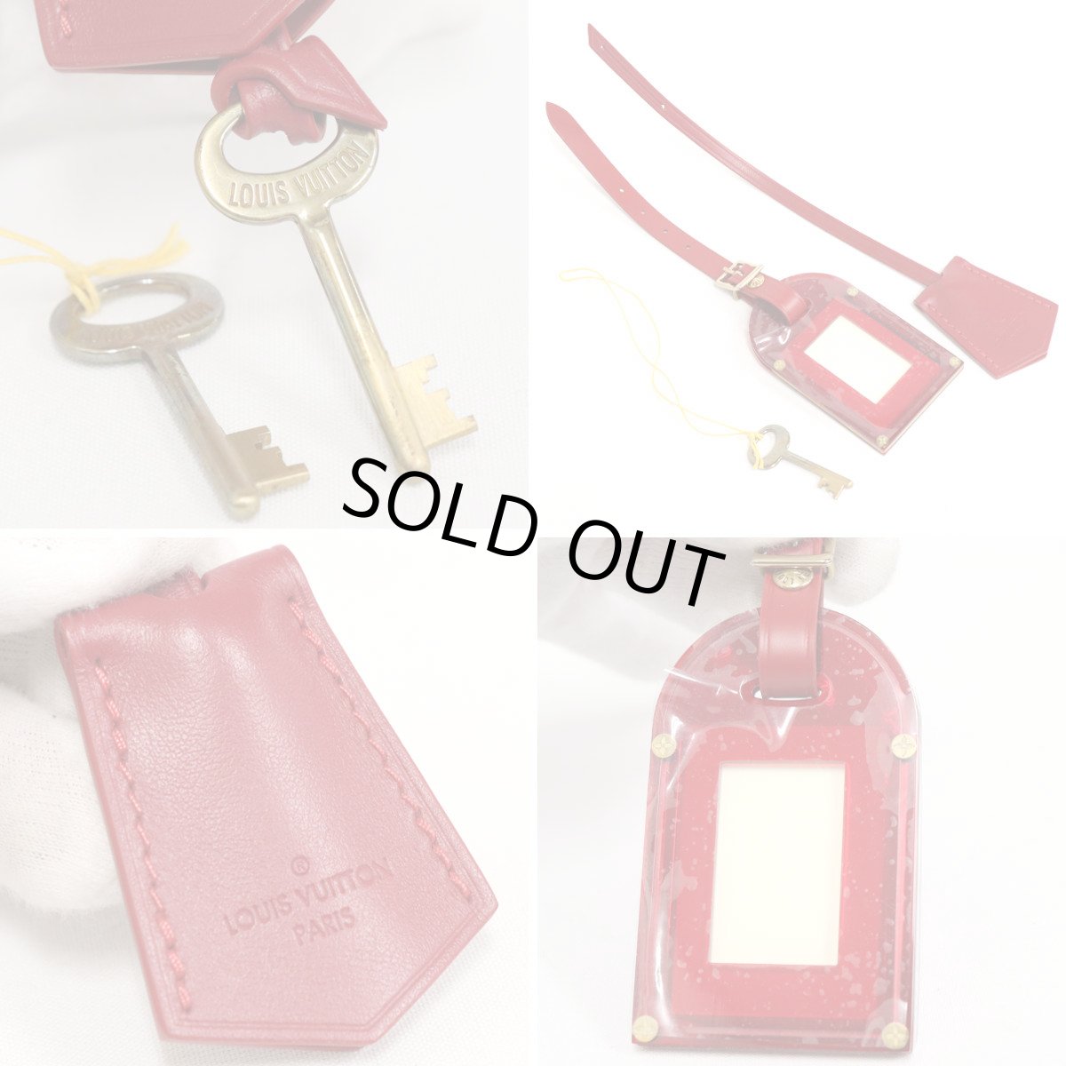 画像10: コトヴィル・リュネット・シースルー・レッド(M13182)モノグラム (10)