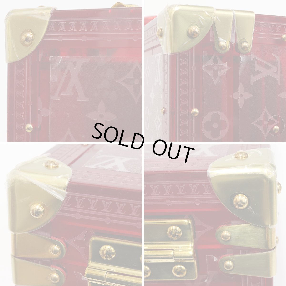 画像4: コトヴィル・リュネット・シースルー・レッド(M13182)モノグラム (4)