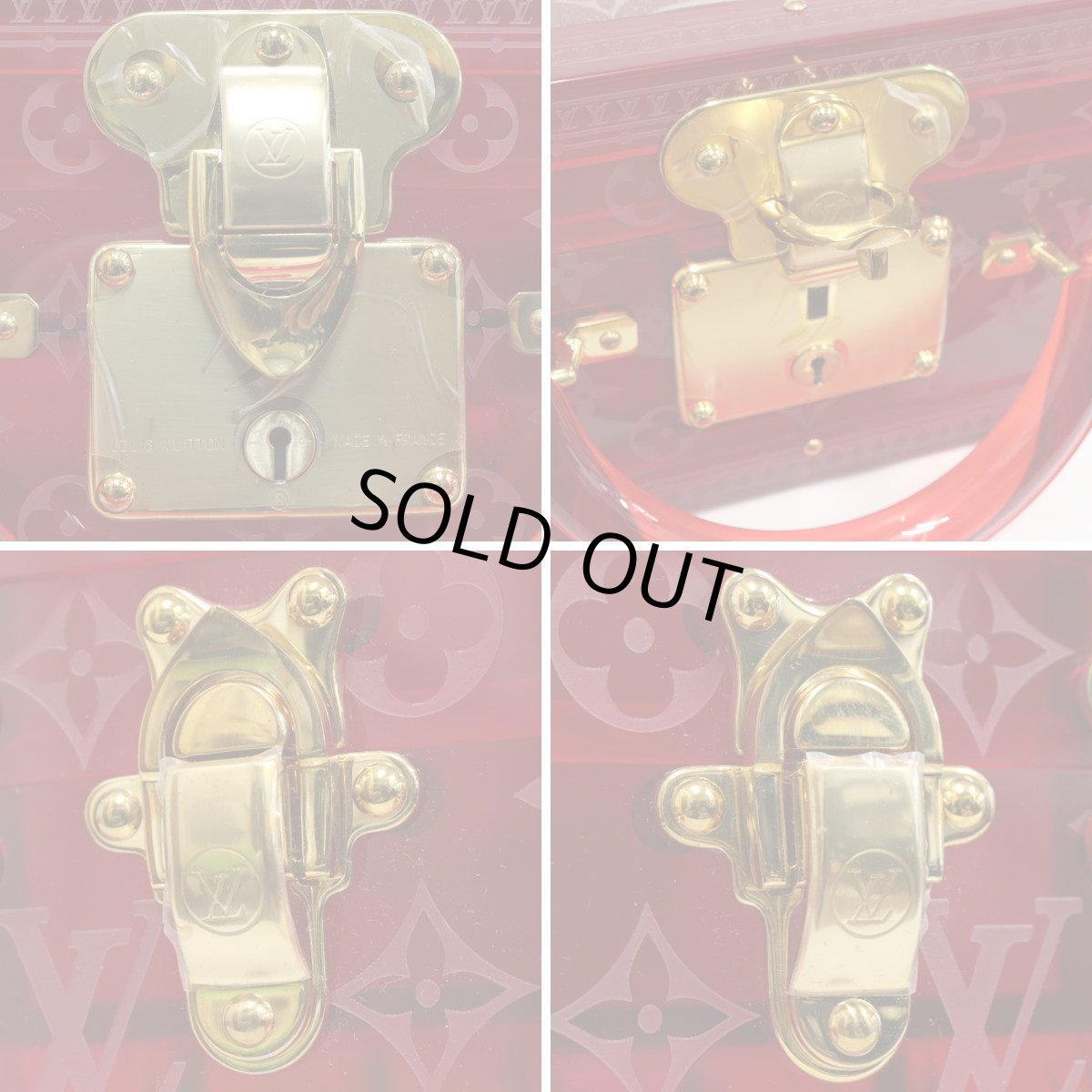 画像6: コトヴィル・リュネット・シースルー・レッド(M13182)モノグラム (6)