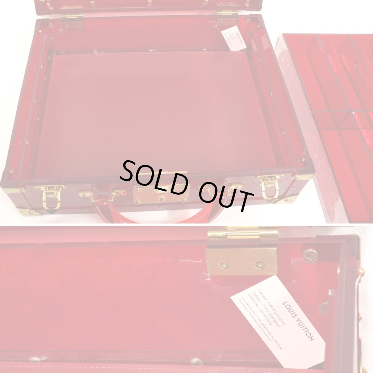 画像8: コトヴィル・リュネット・シースルー・レッド(M13182)モノグラム (8)