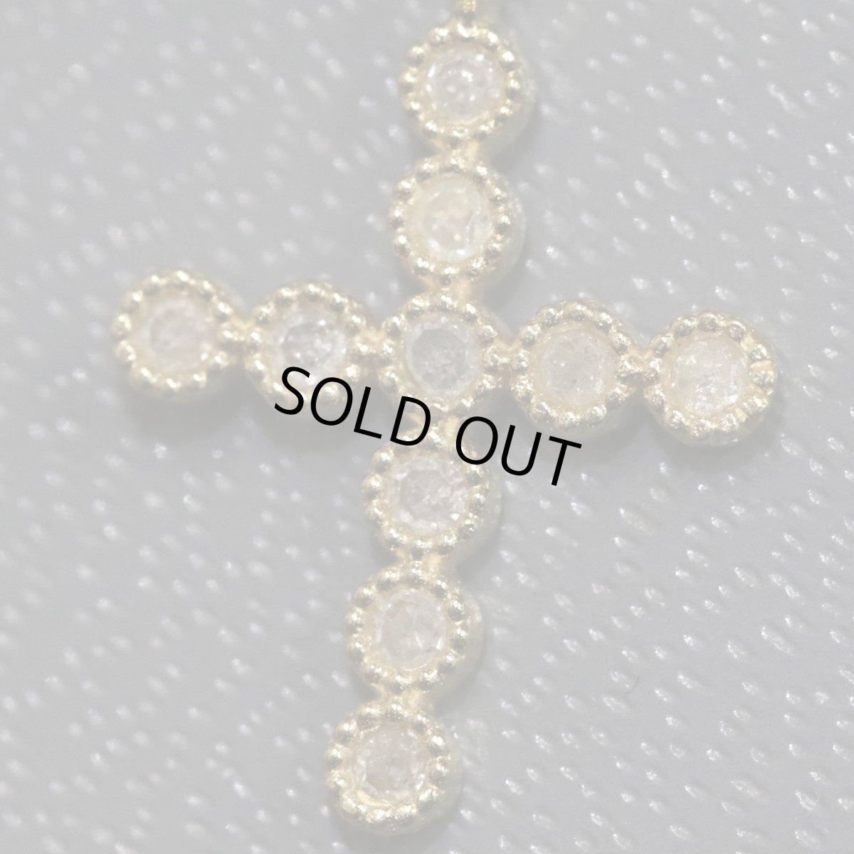 画像4: アガット K18ダイヤモンドネックレス クロスモチーフ 1.5g 45cm (4)