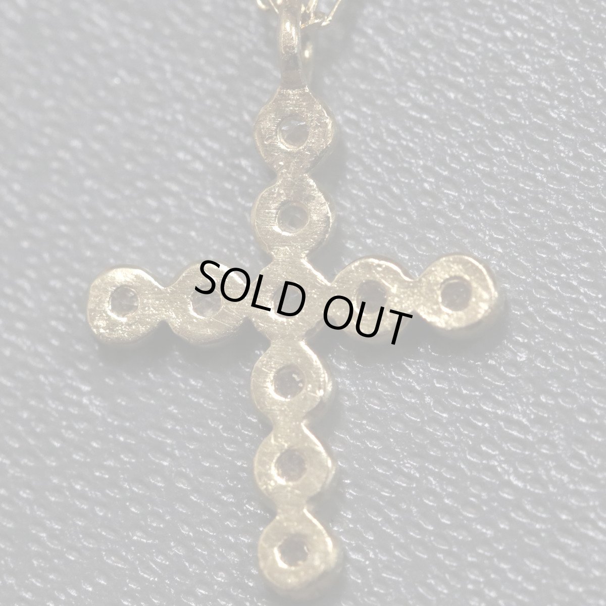 画像5: アガット K18ダイヤモンドネックレス クロスモチーフ 1.5g 45cm (5)