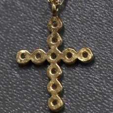 画像5: アガット K18ダイヤモンドネックレス クロスモチーフ 1.5g 45cm (5)