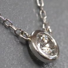 画像3: Pt850/900ダイヤモンドネックレス D0.18 1.8g 39cm (3)