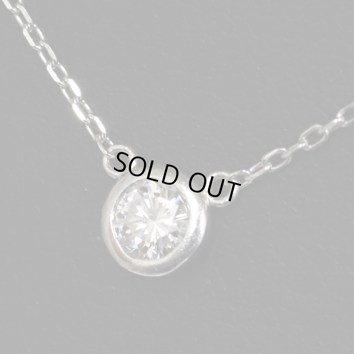 画像7: Pt850/900ダイヤモンドネックレス D0.18 1.8g 39cm (7)