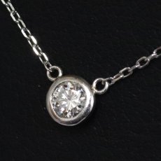 画像7: Pt850/900ダイヤモンドネックレス D0.18 1.8g 39cm (7)