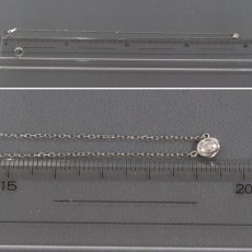 画像9: Pt850/900ダイヤモンドネックレス D0.18 1.8g 39cm (9)