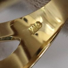 画像7: K18エメラルドルビーサファイアダイヤモンドリング 7.6g #12 (7)