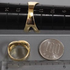 画像8: K18エメラルドルビーサファイアダイヤモンドリング 7.6g #12 (8)