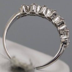 画像5: Pt900ダイヤモンド/ピンクダイヤモンドリング D0.645 ピンクD0.101 3.3g #10 ソーティング (5)