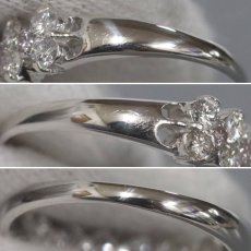 画像6: Pt900ダイヤモンド/ピンクダイヤモンドリング D0.645 ピンクD0.101 3.3g #10 ソーティング (6)