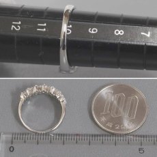 画像8: Pt900ダイヤモンド/ピンクダイヤモンドリング D0.645 ピンクD0.101 3.3g #10 ソーティング (8)