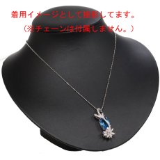 画像7: K18WGブルートパーズダイヤモンドペンダントトップ BT8.04 D0.64 D0.51 8.8g (7)
