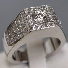 画像1: 750ダイヤモンドリング D0.25 D0.67 9.8g #12 (1)