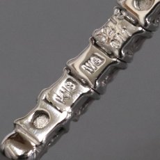 画像7: K18WGピンクサファイアダイヤモンドバングル PS0.218 D0.11 3.9g 14-16.5cm (7)