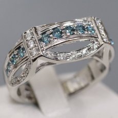 画像1: Pt900ダイヤモンドリング D0.51 8.6g #12 (1)