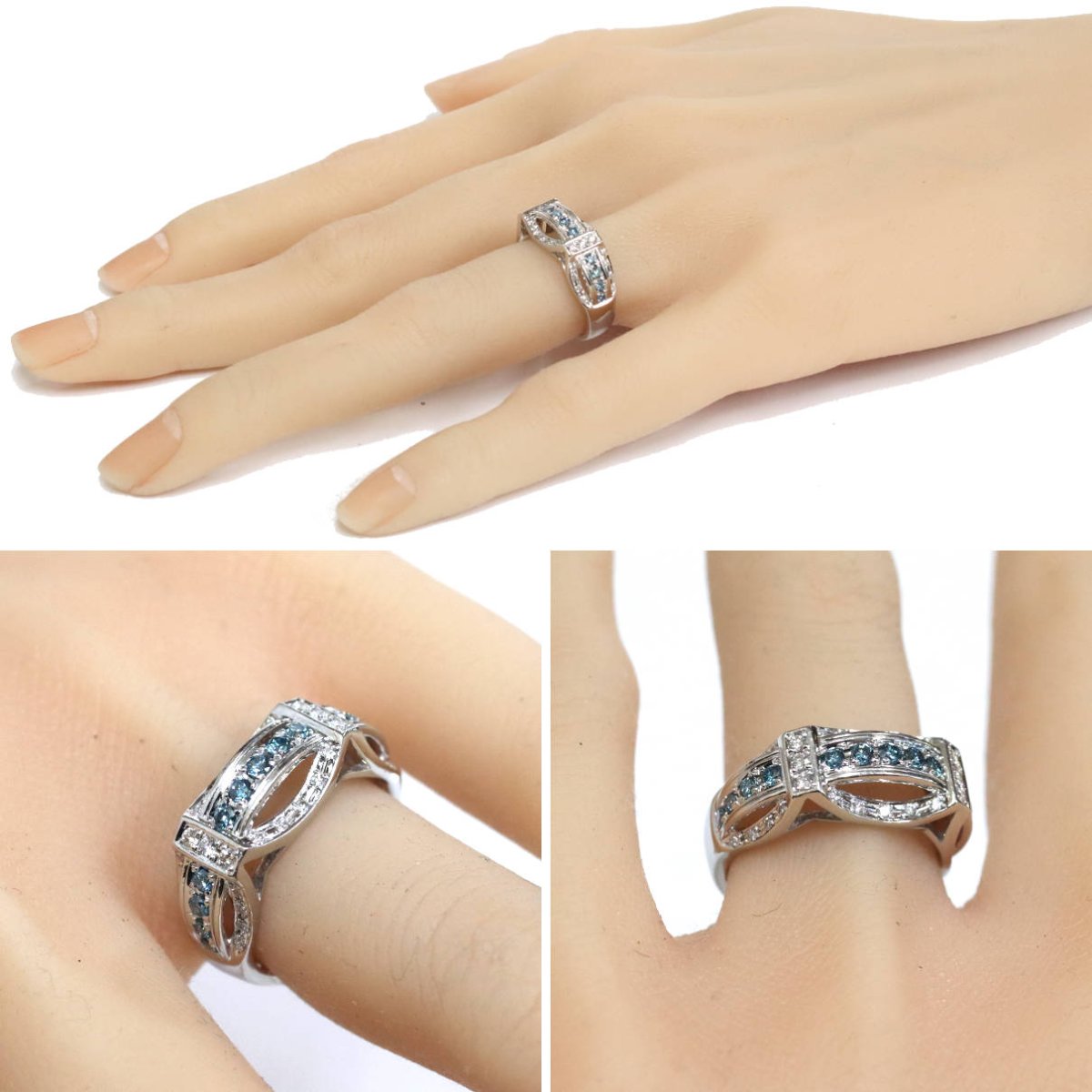 画像10: Pt900ダイヤモンドリング D0.51 8.6g #12 (10)