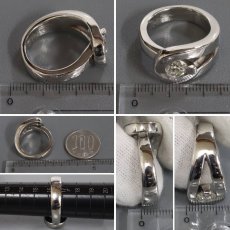 画像8: Pt900ダイヤモンドリング D1.22 25.7g #17 (8)