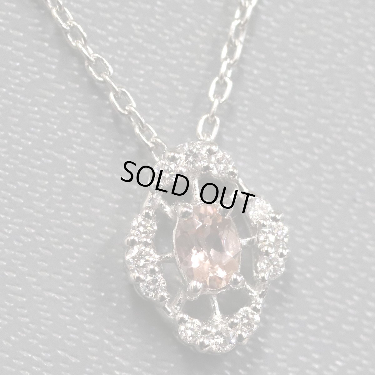 画像1: スタージュエリー Pt950トパーズダイヤモンドネックレス D0.08 3.0g 40cm (1)