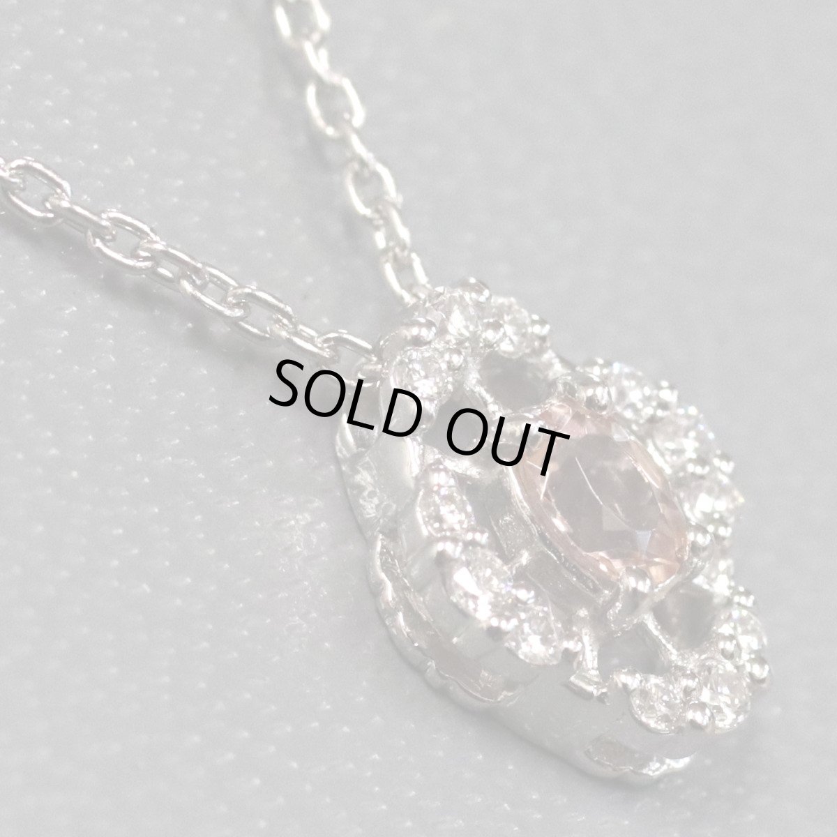 画像2: スタージュエリー Pt950トパーズダイヤモンドネックレス D0.08 3.0g 40cm (2)