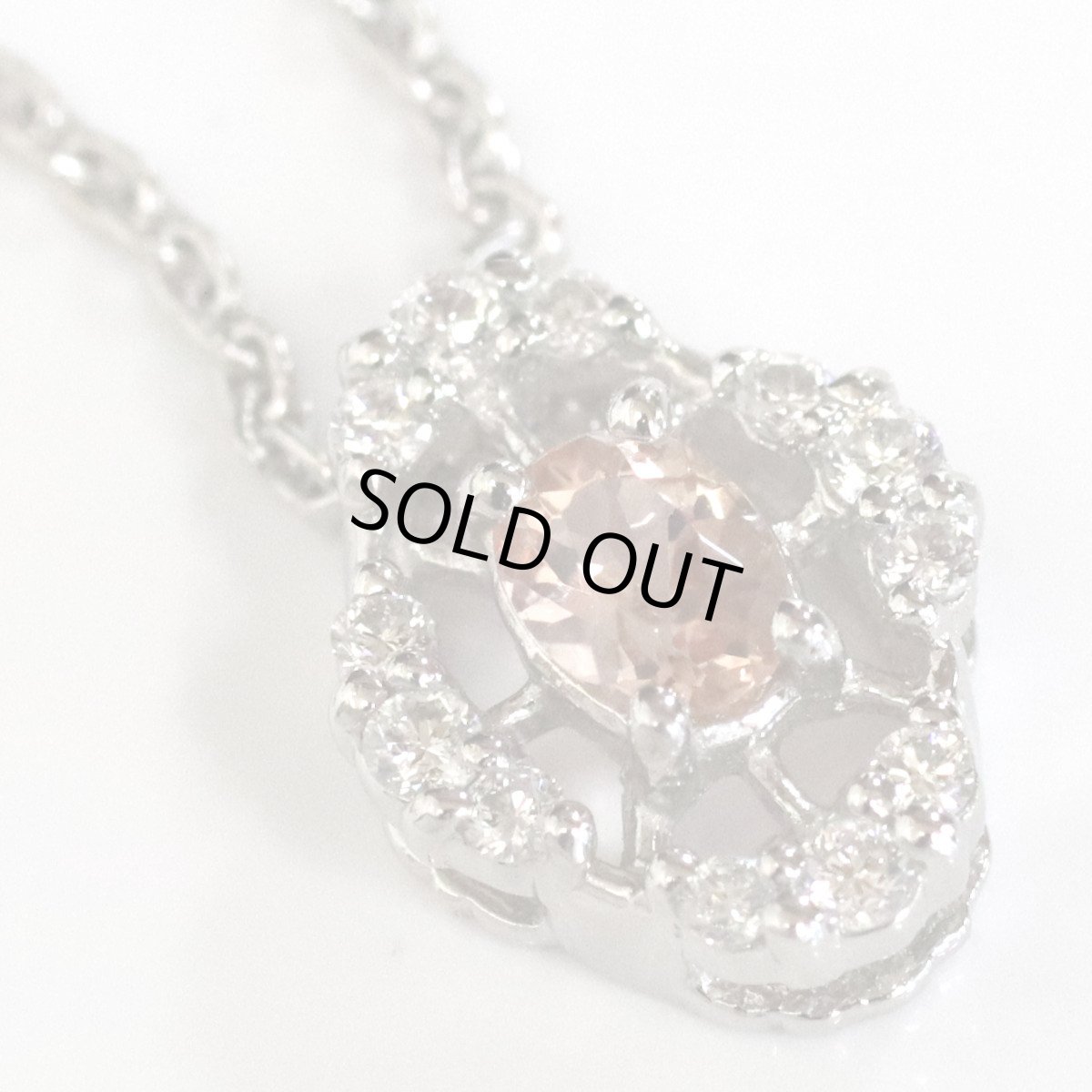 画像4: スタージュエリー Pt950トパーズダイヤモンドネックレス D0.08 3.0g 40cm (4)