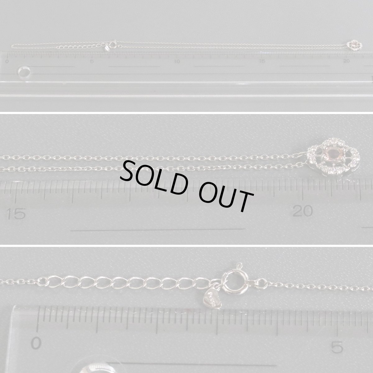 画像9: スタージュエリー Pt950トパーズダイヤモンドネックレス D0.08 3.0g 40cm (9)