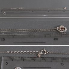 画像9: スタージュエリー Pt950トパーズダイヤモンドネックレス D0.08 3.0g 40cm (9)