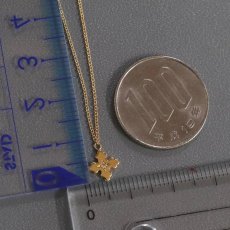 画像9: スタージュエリー K18ダイヤモンドネックレス クロスモチーフ D0.006 1.5g 39cm (9)