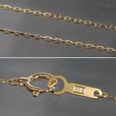 画像7: タサキ K18ルビーダイヤモンドペンダント D0.06 2.5g 40cm (7)