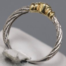 画像5: Pt900/K18ダイヤモンドリング D0.36 7.0g #16 (5)