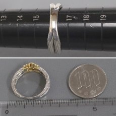 画像8: Pt900/K18ダイヤモンドリング D0.36 7.0g #16 (8)